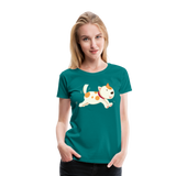 Anime Dog | Women’s Premium T-Shirt - teal