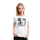 Team Up | Women’s Premium T-Shirt - white