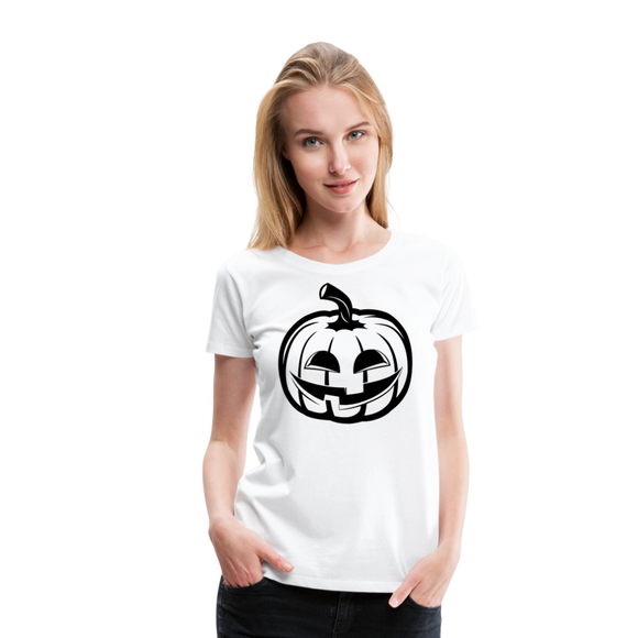 Jack-O-Lantern II | Women’s Premium T-Shirt - white