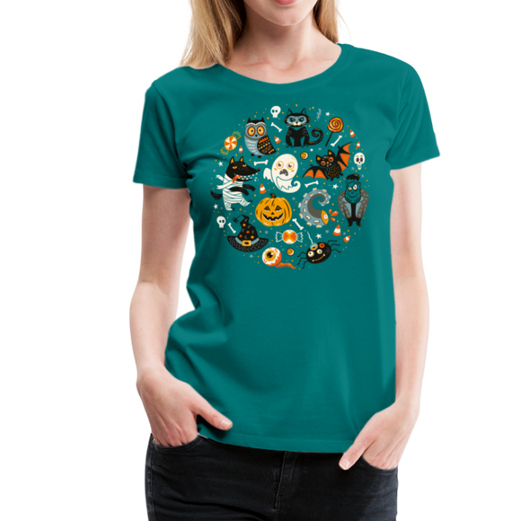 Everything Halloween | Women’s Premium T-Shirt - teal