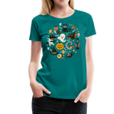 Everything Halloween | Women’s Premium T-Shirt - teal