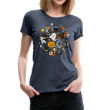 Everything Halloween | Women’s Premium T-Shirt - heather blue