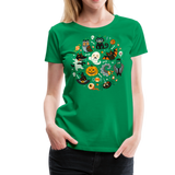 Everything Halloween | Women’s Premium T-Shirt - kelly green