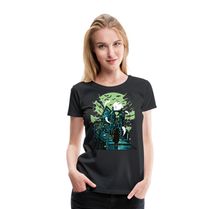 Haunted House | Women’s Premium T-Shirt - black