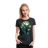 Haunted House | Women’s Premium T-Shirt - black