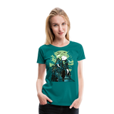 Haunted House | Women’s Premium T-Shirt - teal