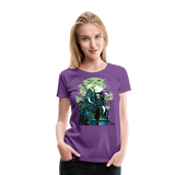 Haunted House | Women’s Premium T-Shirt - purple