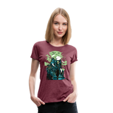 Haunted House | Women’s Premium T-Shirt - heather burgundy