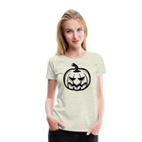 Jack-O-Lantern I | Women’s Premium T-Shirt - heather oatmeal