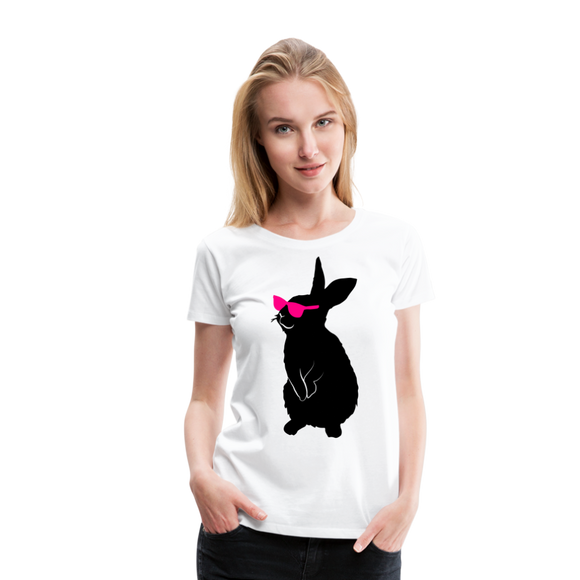 Cool Bunny | Women’s Premium T-Shirt - white