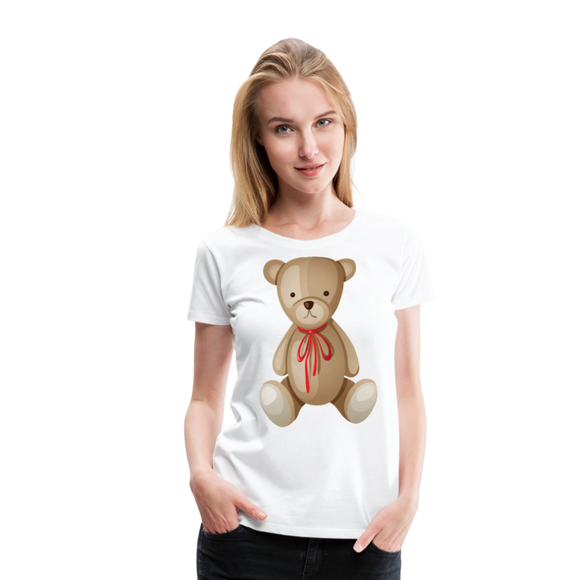 Teddy Bear | Women’s Premium T-Shirt - white