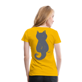 Cat's Back | Women’s Premium T-Shirt - sun yellow