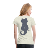 Cat's Back | Women’s Premium T-Shirt - heather oatmeal